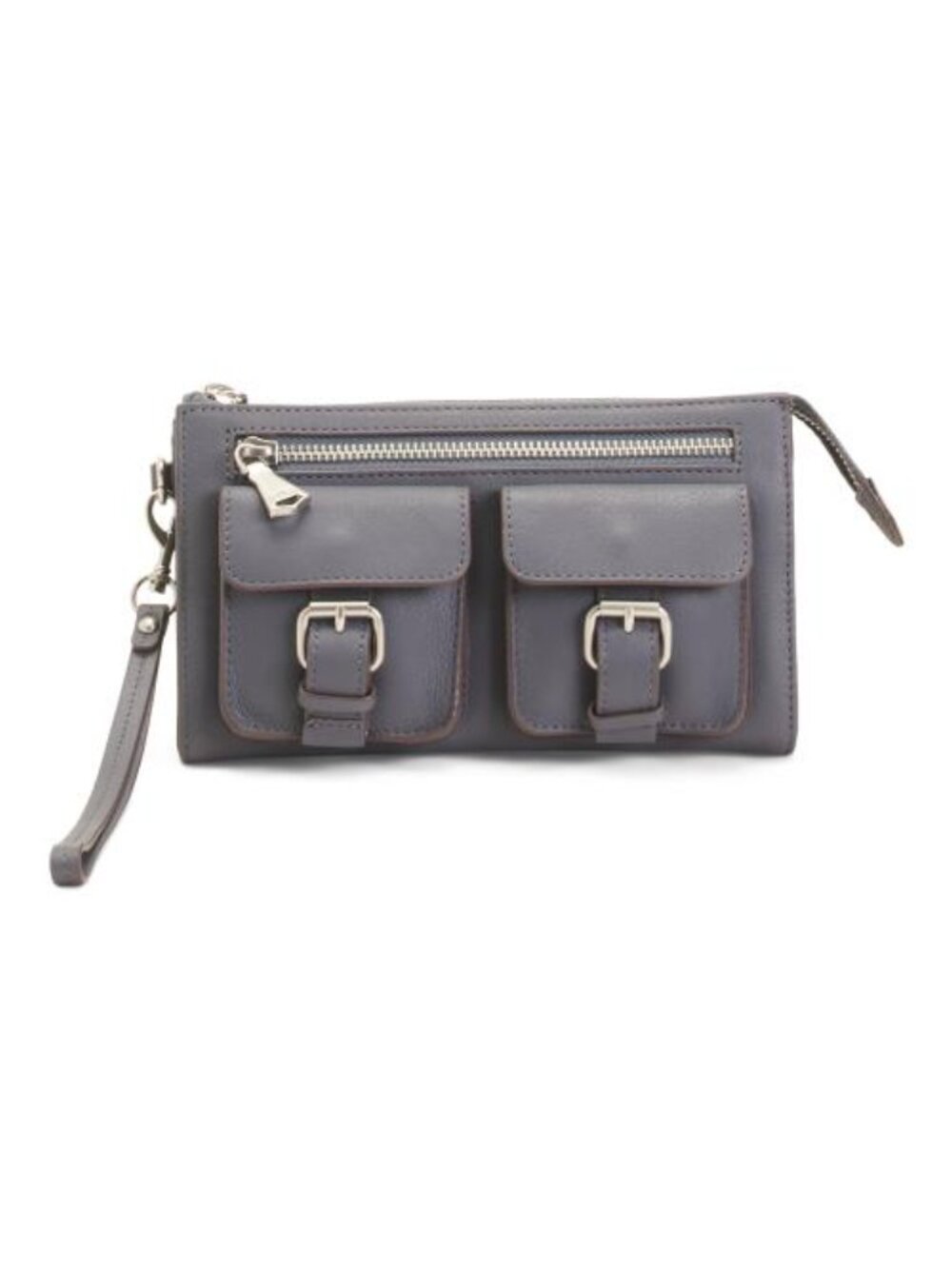 AIMEE Leather Saddle Up Wrisltet Clutch